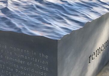 Provincetown AIDS Memorial (detail), inscribed